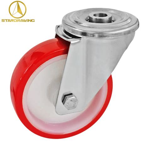 stainless steel bracket casters